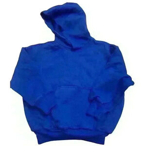 Yeezy Boys Royal Blue Pullover Hoodie - YZY Double Layered Hoodie Size S (6-7)